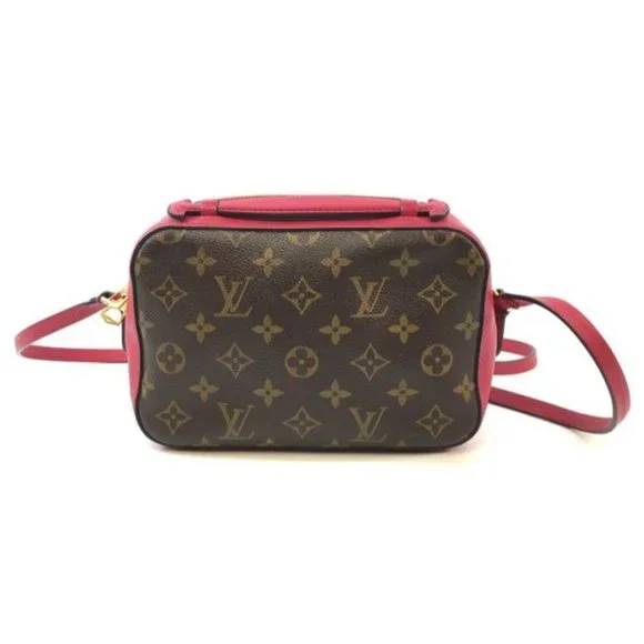 Louis Vuitton Saintonge Clutch #47424 Long Strap Zip Camera Calfskin - Picture 3 of 12